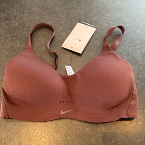 NWT Nike Alate Bra Brown